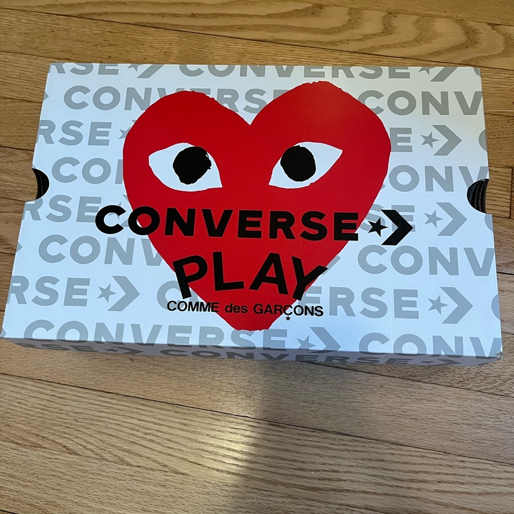 Converse X Comme Des Garcons Cdg Play Multi Heart Chuck Taylor High - Picture 5 of 5